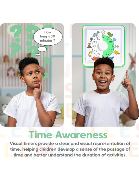 Temporizador Visual para Niños Lemon Littles Dinosaurio
