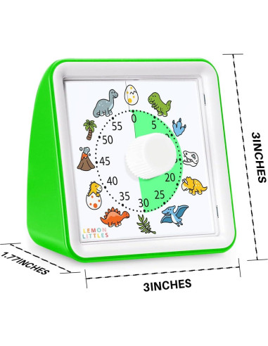 Temporizador Visual para Niños Lemon Littles Dinosaurio
