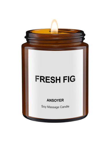 Vela de Aceite de Masaje ANSOYER 255g Higos Frescos Hidratante