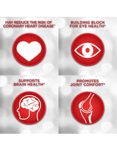 MegaRed Avanzado 4-en-1 Omega-3 500mg 80 Cápsulas Blandas