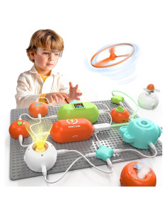 Kit de Ciencia Electrónica SmilessKiddo - 420 Proyectos, 35 Piezas, 1.04 kg