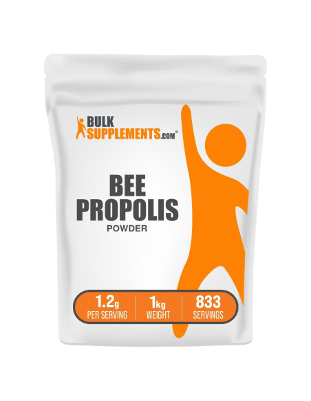 Polvo de Propóleos de Abeja BulkSupplements 1kg - Suplemento Natural