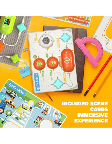 Kit de Ciencia Electrónica SmilessKiddo - 420 Proyectos, 35 Piezas, 1.04 kg