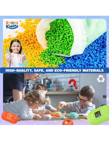 Kit de Ciencia Electrónica SmilessKiddo - 420 Proyectos, 35 Piezas, 1.04 kg