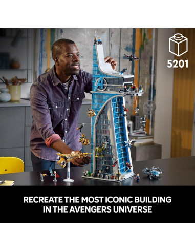 LEGO Marvel Torre de los Vengadores 76269 - 31 Figuras y 5201 Piezas