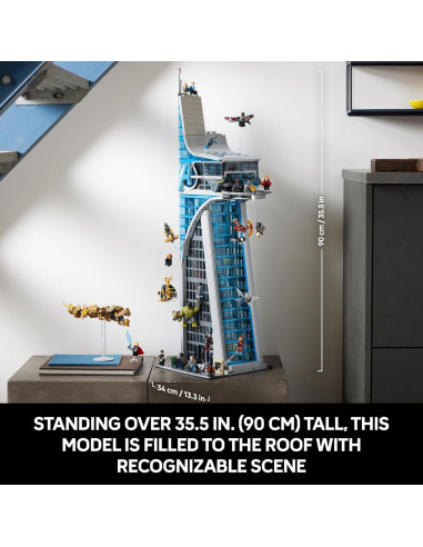 LEGO Marvel Torre de los Vengadores 76269 - 31 Figuras y 5201 Piezas