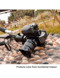 Capucha de Lente Cuadrada Jinjiacheng para Fujifilm XF 30mm 2