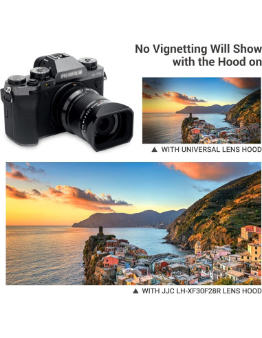 Capucha de Lente Cuadrada Jinjiacheng para Fujifilm XF 30mm