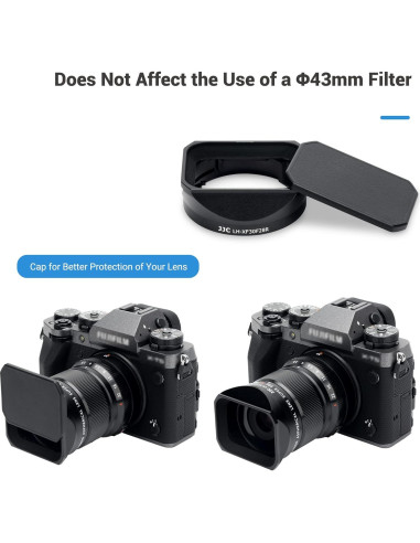 Capucha de Lente Cuadrada Jinjiacheng para Fujifilm XF 30mm