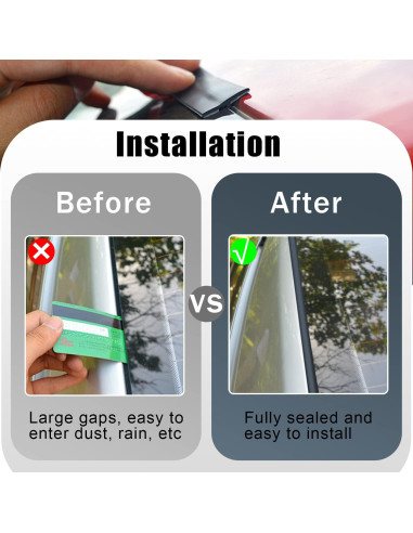 Burletes para Puertas y Ventanas Pincuttee 6.1m Goma EPDM