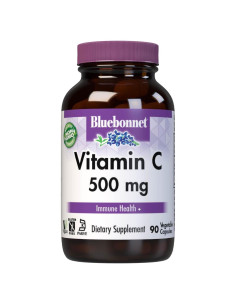 Cápsulas Vegetales Vitamina C 500 mg Bluebonnet 90 Unidades