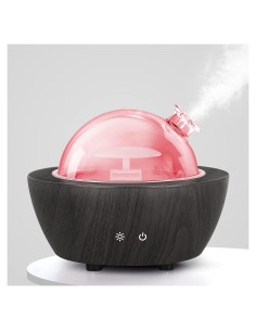 Difusor de Aceite Esencial HSLZOMI 280ml con Luz LED y Apagado Automático