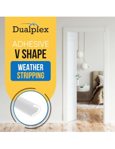 Tira de sellado en V Dualplex 7.92m Aislamiento Acústico 2