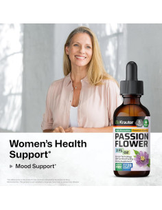 Tintura de Flor de Pasión Bio Krauter 60 ml Vegana Sin Alcohol 2