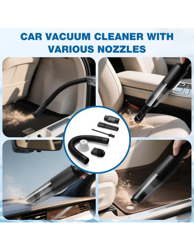 Kit de Detalle de Coche SHALL 19 Piezas con Aspiradora