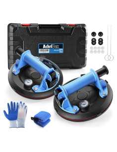 Ventosas de Alta Resistencia 2 Unidades 399.2 kg con Manómetro