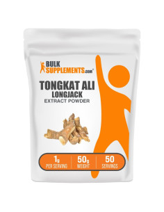Extracto de Longjack BulkSupplements 50g - Tongkat Ali en Polvo