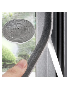 Cinta Aislante Autoadhesiva UpinFun 10.06 m Gris 0.89 cm Ancha