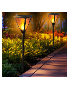 Linternas de Antorcha Solar iBaycon 71 cm 2 Piezas IP65