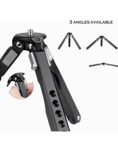Trípode Mini Leofoto MT-03 de Aluminio Plegable 340g 2