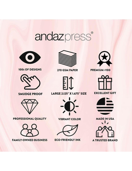 Bálsamo Labial Personalizado Andaz Press - 12 Piezas Oro Rosa