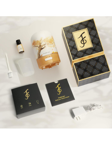 Difusor de Aromaterapia Fashome 100ML Otoño-Incienso 6 en 1