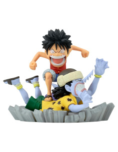 Figura Coleccionable Bandai Spirits Luffy vs Arlong 7.1 cm