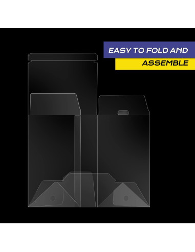 Paquete de 100 Protectores Transparentes Kishite para Figuras Pop 10.16 cm