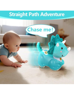 Juguete Musical Dinosaurio iPlay, iLearn para Bebés 0-2 Años 2