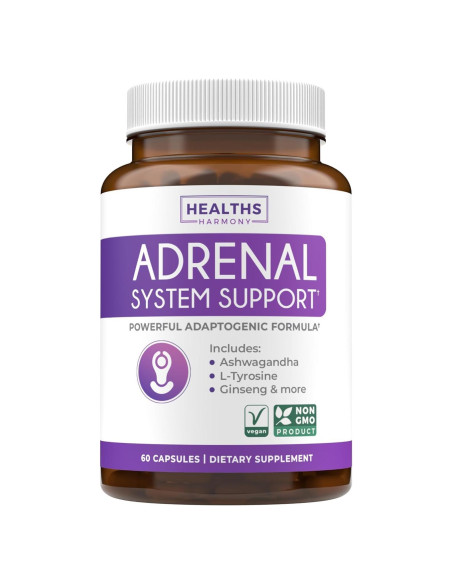 Suplemento de Apoyo Adrenal Healths Harmony 60 Cápsulas Suplemento de Apoyo Adrenal Healths Harmony 60 Cápsulas