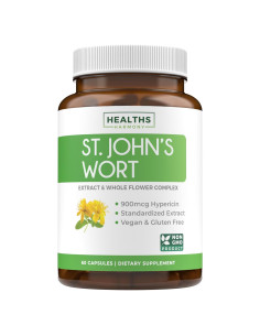 Hierba de San Juan Healths Harmony 60 Cápsulas 500mg Sin OGM