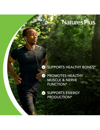 Citrato de Calcio y Magnesio NaturesPlus 90 Cápsulas 500mg/250mg