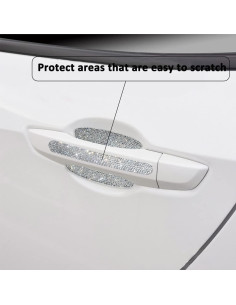 Calcomanías Reflectantes para Manijas de Puerta Coche Genérico 2