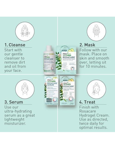 Suero Facial PROcure Rosacare 32ml - Hidratante para Rosácea