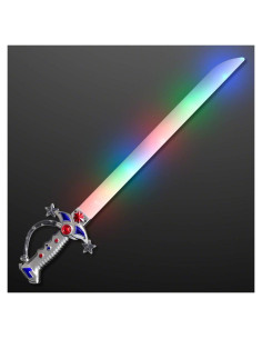 Espada LED Pirata Swashbuckler con Sonido y Luces - 64 cm