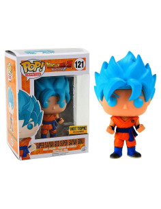 Figura Coleccionable Funko Pop Goku Super Saiyan Dios 9.5cm