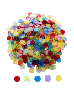 Fichas de Bingo Transparentes Yuanhe 500 Piezas 1.9 cm