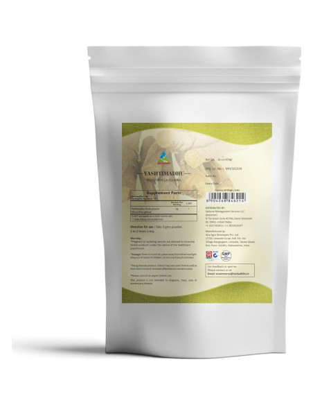 Polvo de Yashtimadhu Herbal Hills 454g - Regaliz Natural Polvo de Yashtimadhu Herbal Hills 454g - Regaliz Natural