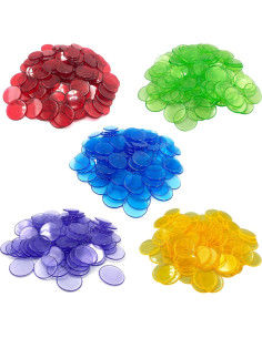 Fichas de Bingo Transparentes Yuanhe 500 Piezas 1.9 cm 2