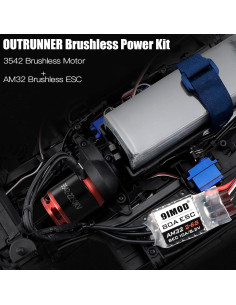 Combo Motor Brushless 9IMOD 3542 2250KV + ESC 80A para Crawler RC 2