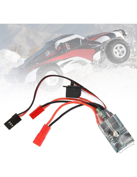 Controlador de Velocidad ESC 30A Akozon para Coche y Barco RC