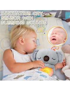 Koala de Alivio de Ansiedad Genérico 25 cm con Música y Luz 2