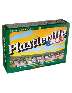 Kit Edificio Escuela Plasticville U.S.A. Escala O con Patio