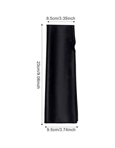 Guantes Metálicos Brillantes Sin Dedos OBMWANG para Mujeres