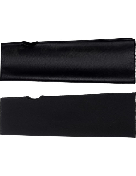 Guantes Metálicos Brillantes Sin Dedos OBMWANG para Mujeres