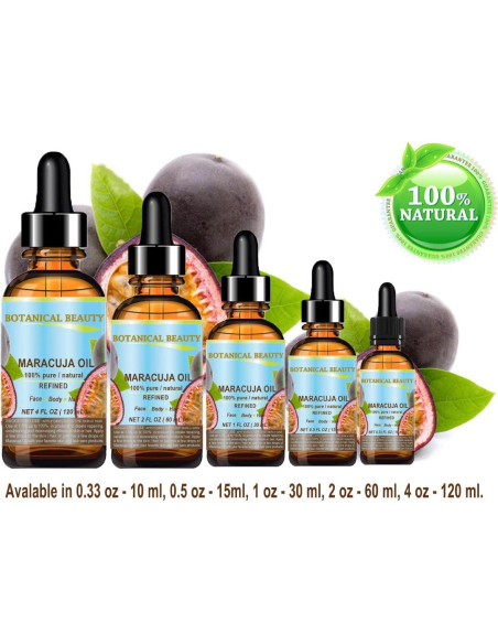 Aceite de Maracuyá 100% Puro Botanical Beauty 120 ml