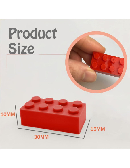 200 Piezas de Ladrillos de Construcción HUIZDQ 2x4 Colores Variados