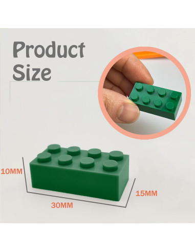 200 Piezas de Ladrillos de Construcción HUIZDQ 2x4 Colores Variados