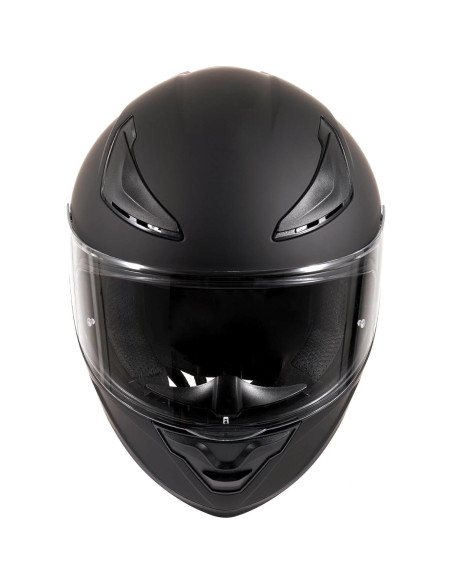 Casco Integral OTS Foxhound Negro Mate Mediano DOT - Ligero y Aerodinámico