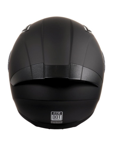 Casco Integral OTS Foxhound Negro Mate Mediano DOT - Ligero y Aerodinámico